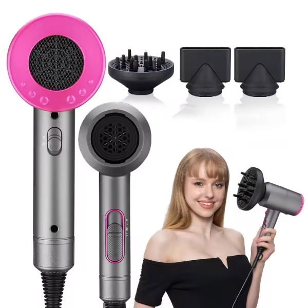 Conason 2000W Hair Dryer with Diffuser Professional Fast Dry 200 Million Ionic D087 - Image 2