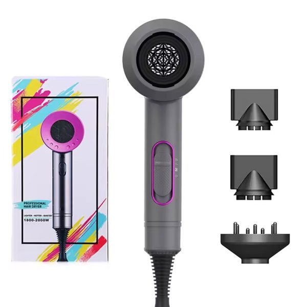 Conason 2000W Hair Dryer with Diffuser Professional Fast Dry 200 Million Ionic D087 - Image 3