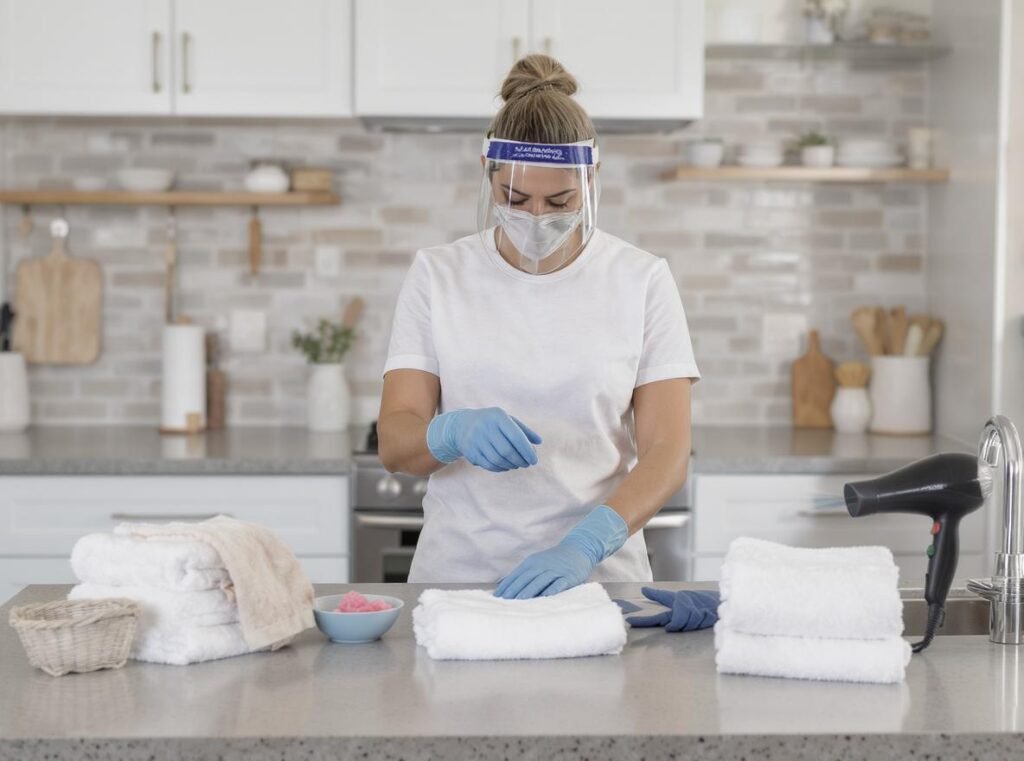 Proper technique for safely using hair dryer to defrost freezer