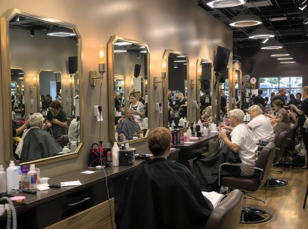 professional salon corded hair dryers commercial use styling stations