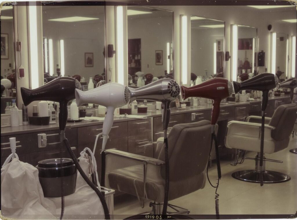 History evolution professional hair dryers heavy traditional salon equipment