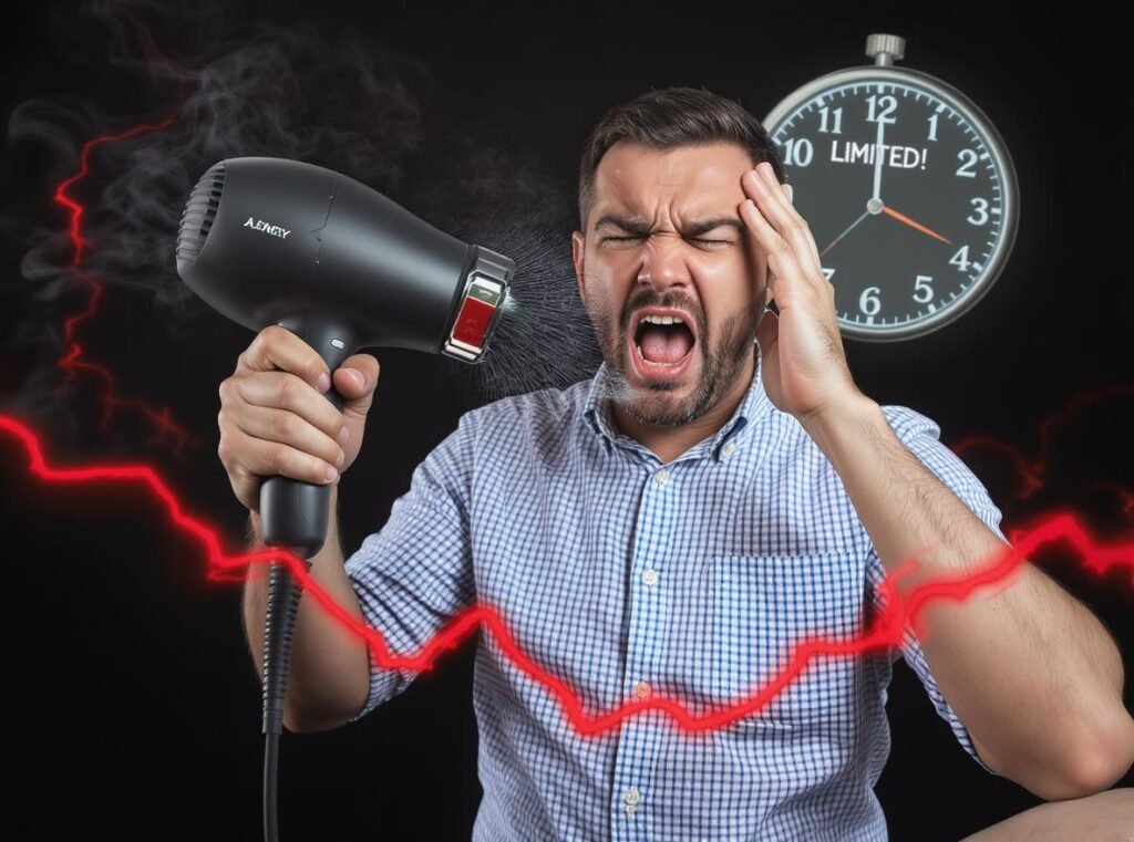 cordless hair dryer battery life limitations performance problems
