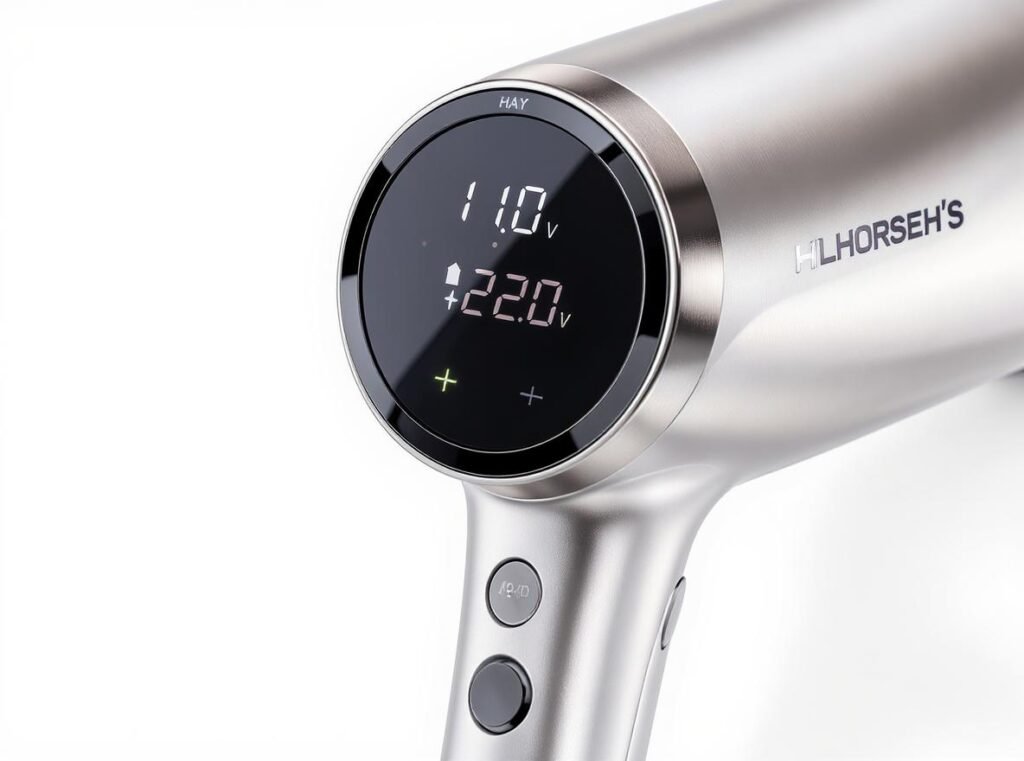 Dual Voltage Hair Dryer with Universal Compatibility