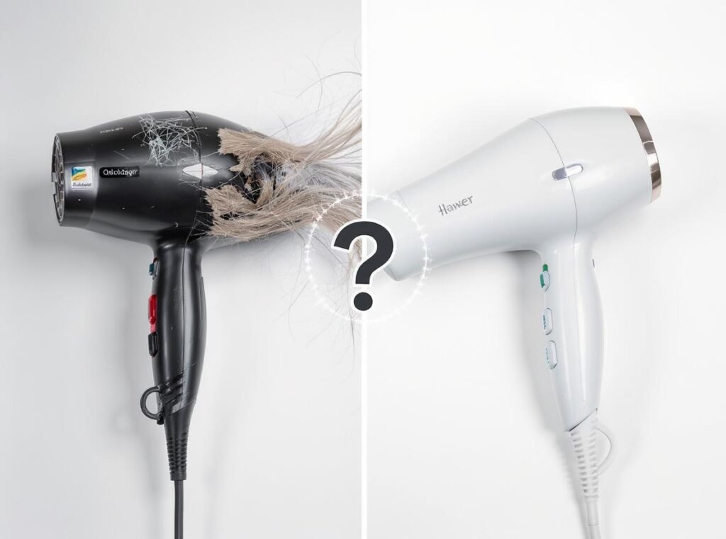 Hair dryer filter cleaning and maintenance supplies