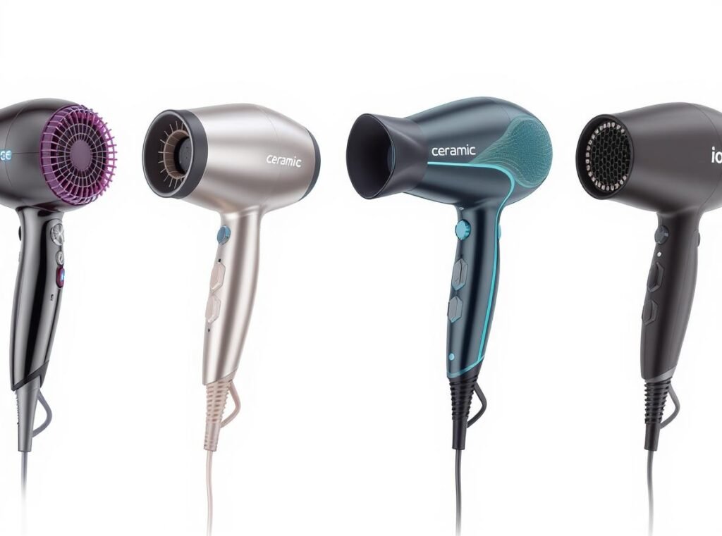 Different hair types and their compatibility with ionic hair dryers