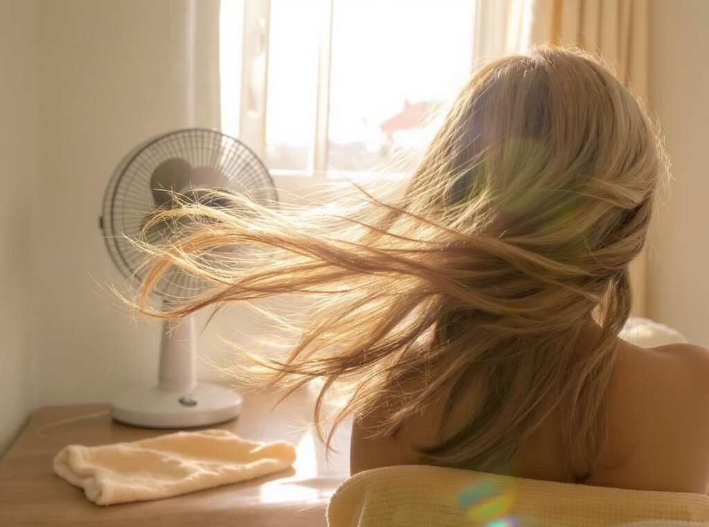Natural air drying alternatives for thinning hair care