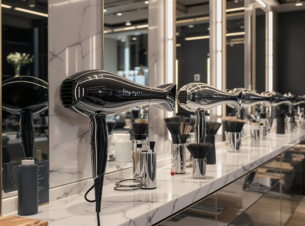 Professional salon-grade hair dryers for thinning hair treatment