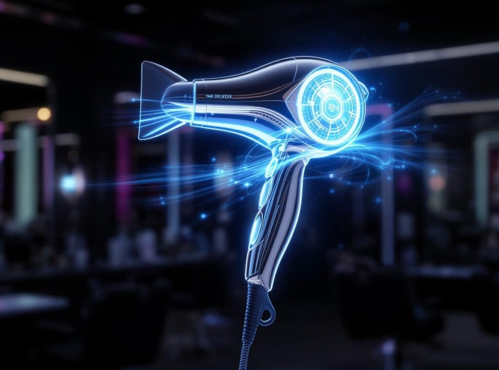 Revolutionary 2025 hair dryer technologies featuring AI sensors, infrared light, and cordless innovation