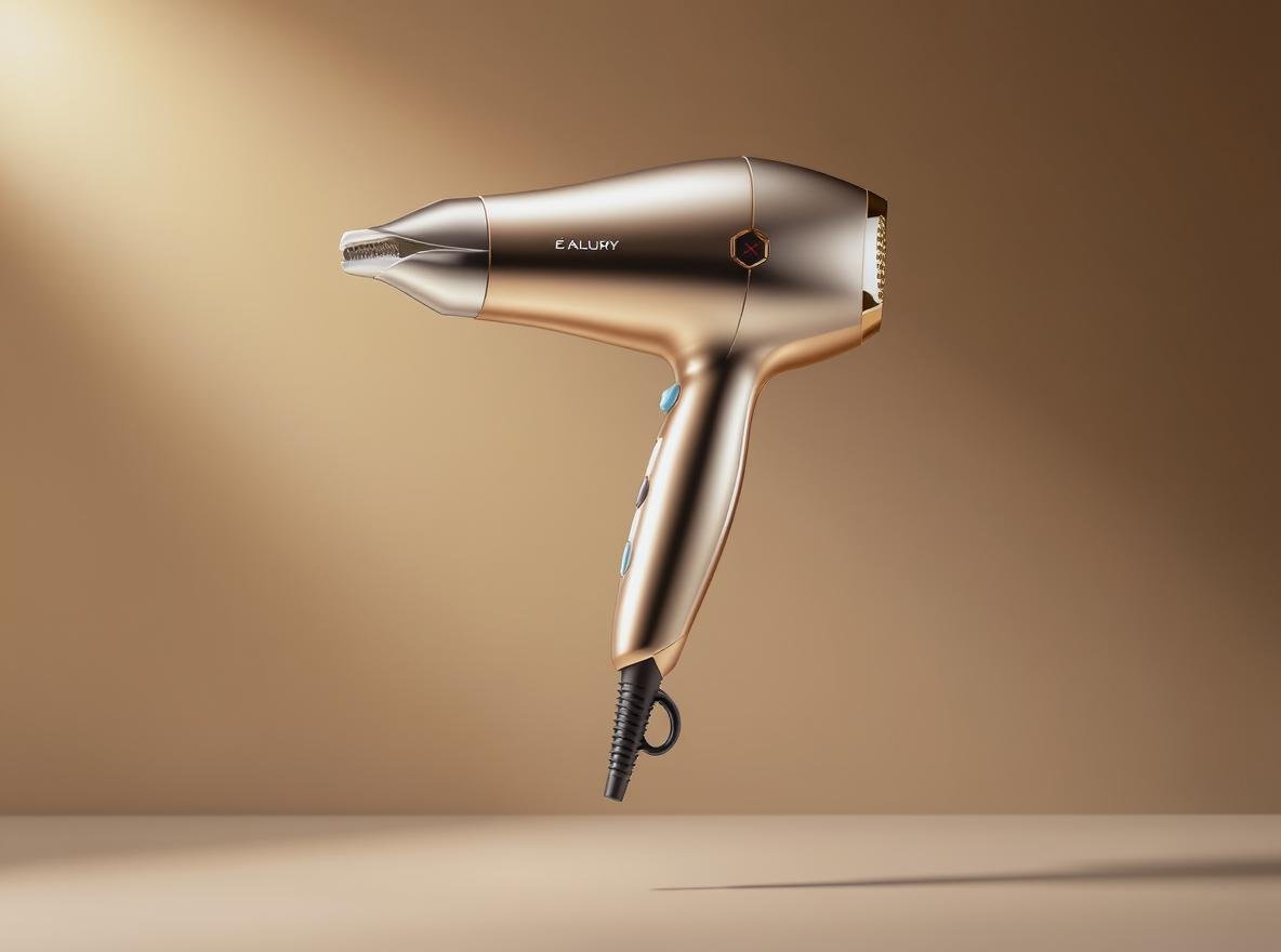 Luxury hair dryer representing premium beauty technology category created by innovative marketing strategies