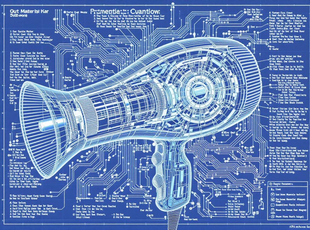 Professional hair dryer internal components showing advanced motor technology and premium materials