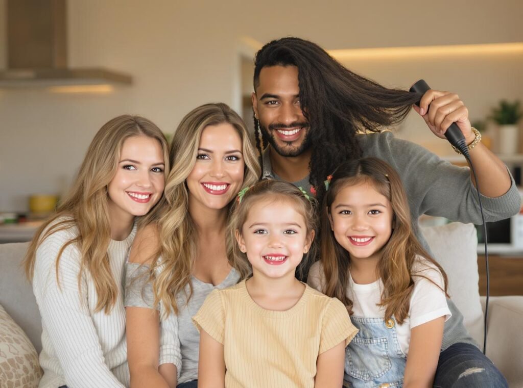 Best hair dryer results for busy family - all hair types styled perfectly