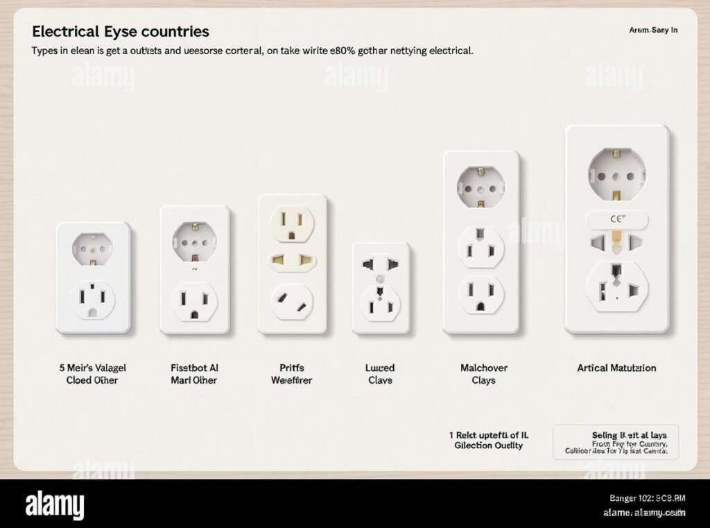 International electrical outlet types and voltage standards