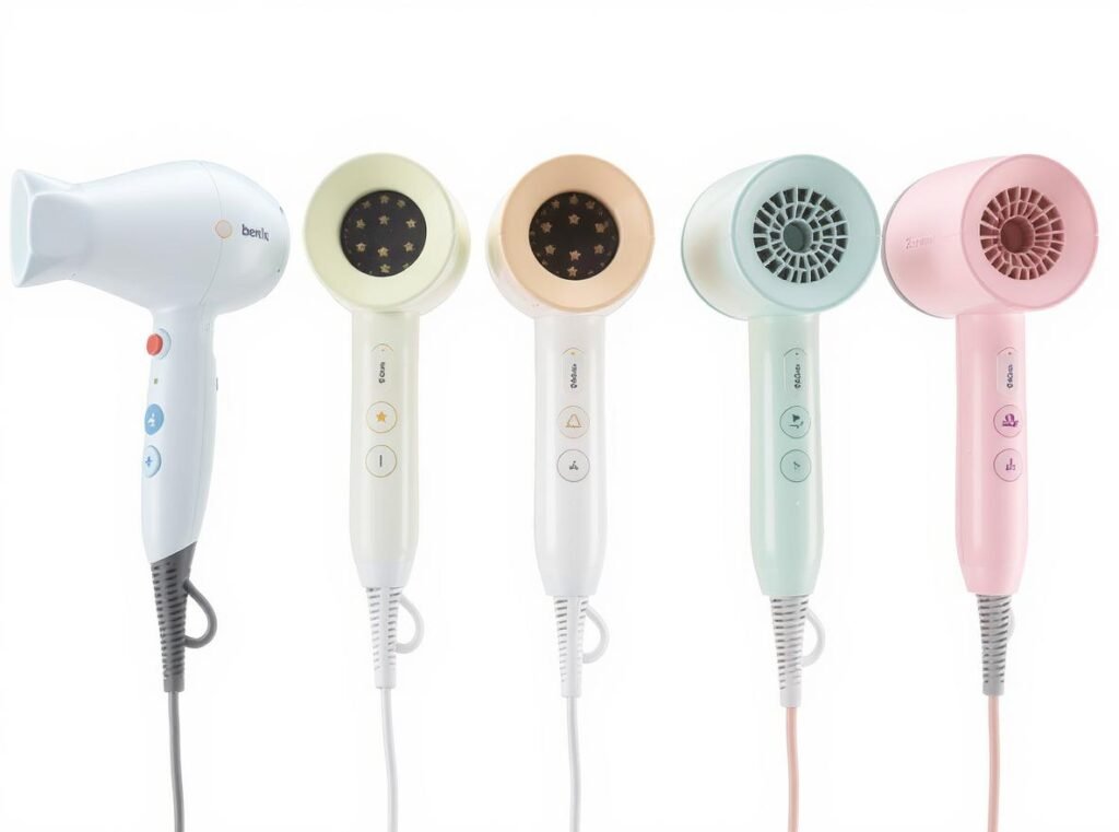 Recommended child-safe hair dryer models for different age groups