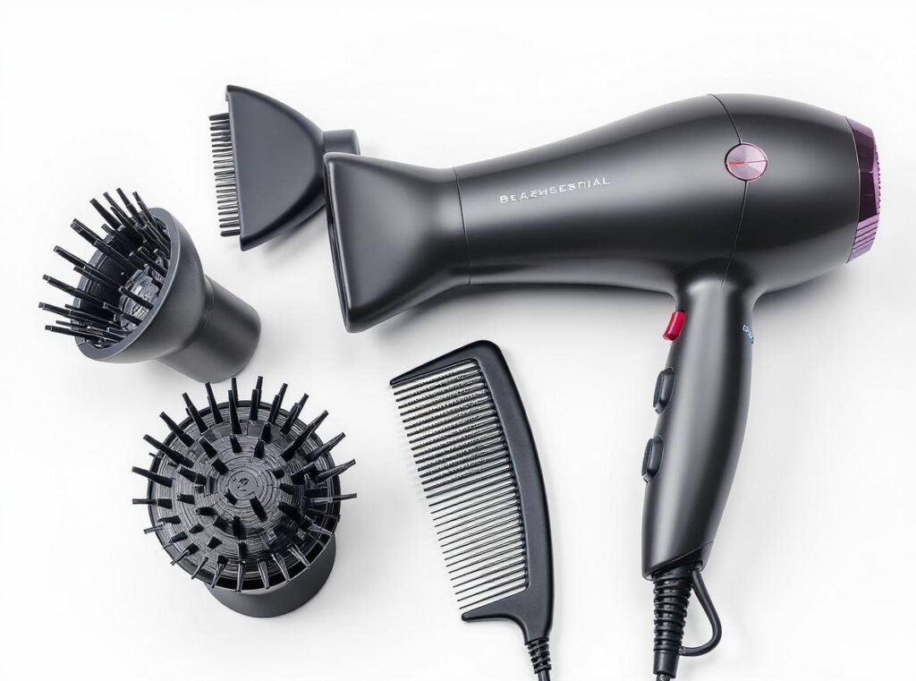 Essential hair dryer features for families - multiple attachments and settings