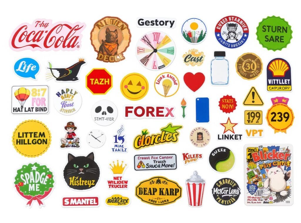 Different types of stickers that can be removed with hair dryer