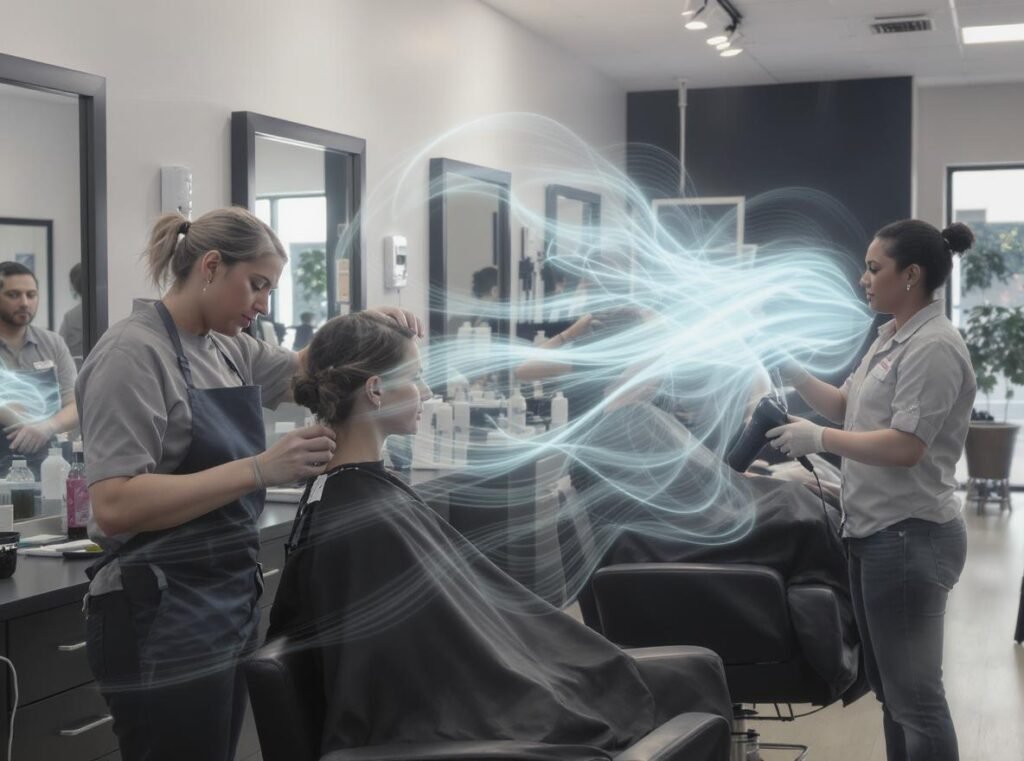 Hair salon professionals at risk of hearing loss from daily hair dryer exposure