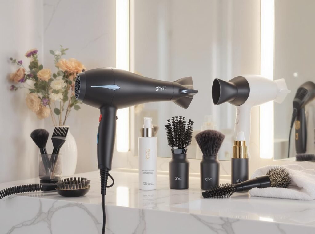 ghd hair dryer models designed for home users with professional performance and user-friendly features