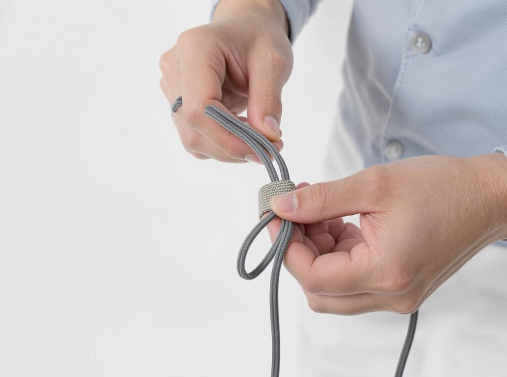 Proper hair dryer cord wrapping technique to prevent damage