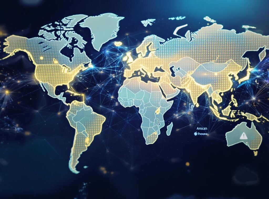 International voltage standards map showing global electrical outlet types and voltage requirements