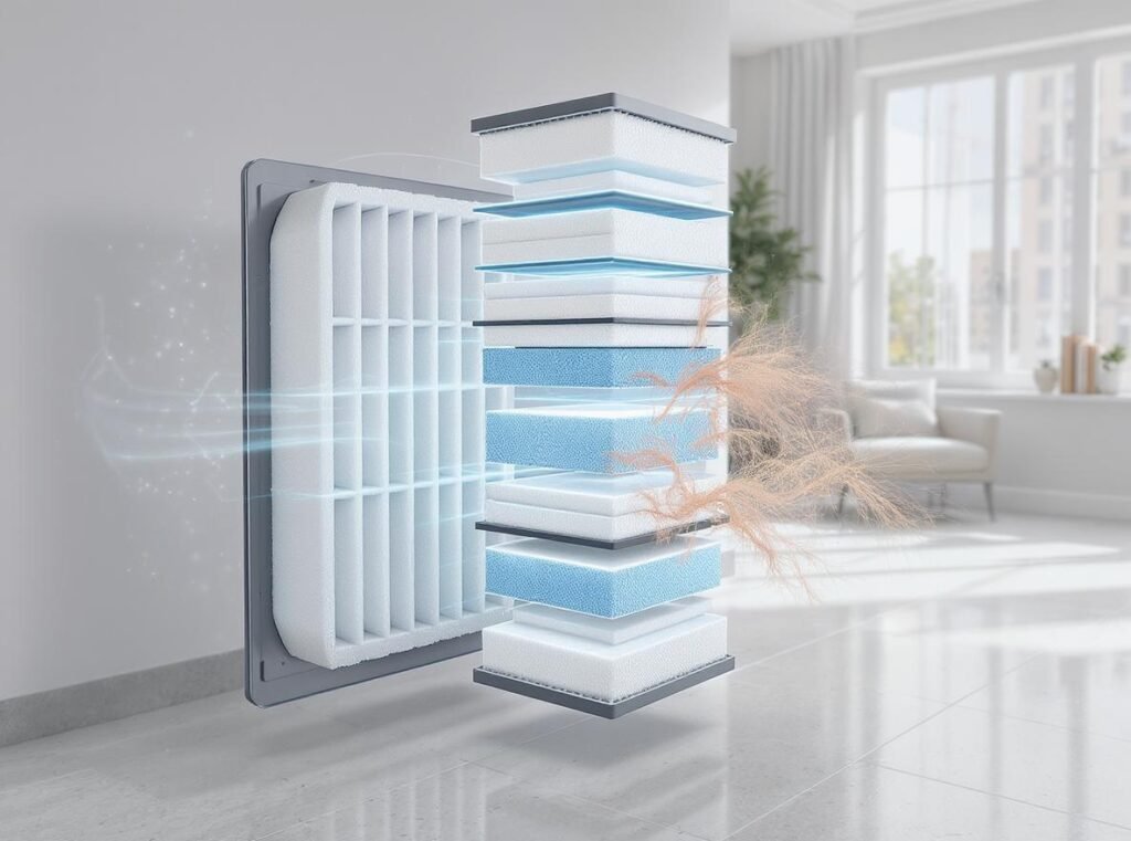 Multi-stage filtration system in professional pet dryers capturing fur and dander particles