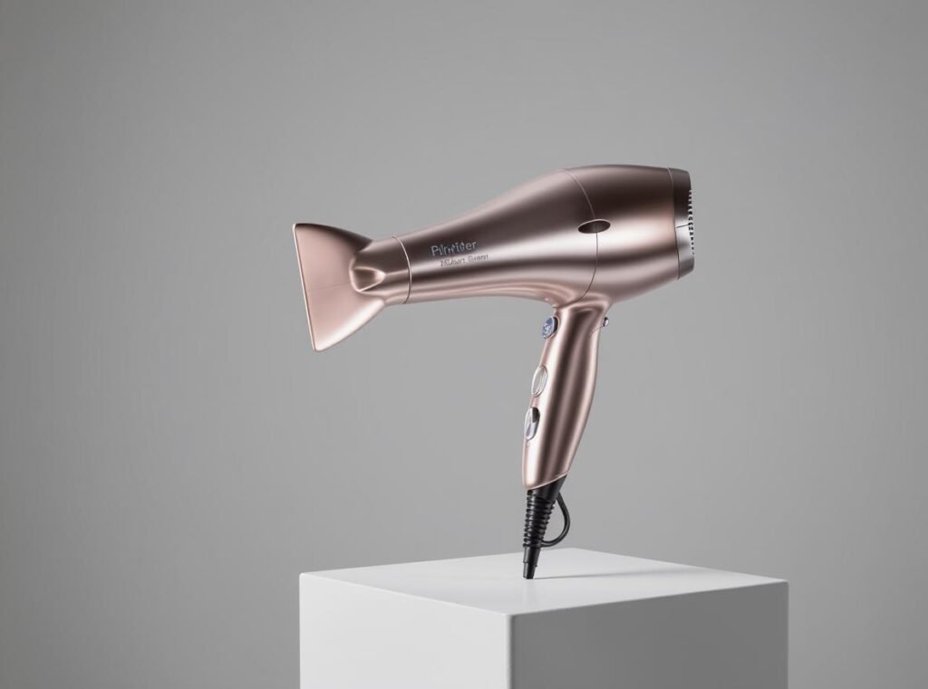 Professional-grade hair dryer with advanced controls for post-surgery hair care