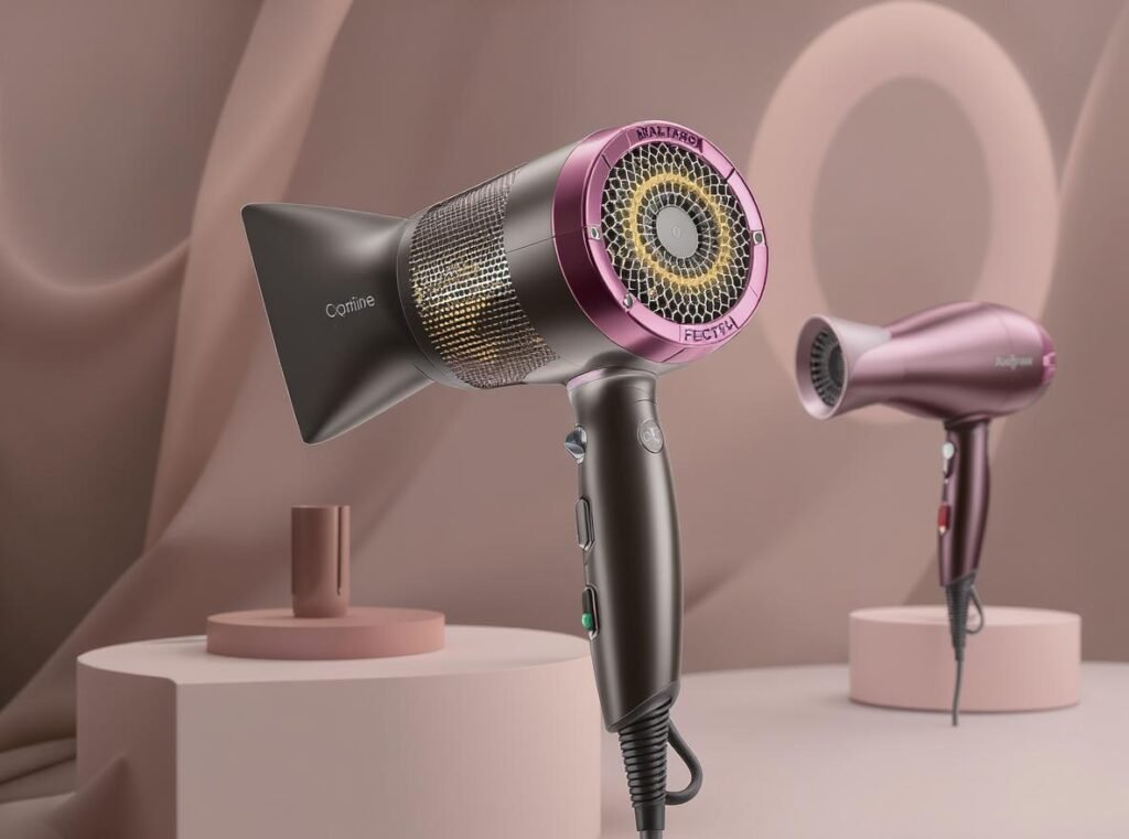 Hair dryer features comparison - ceramic, ionic, tourmaline technology
