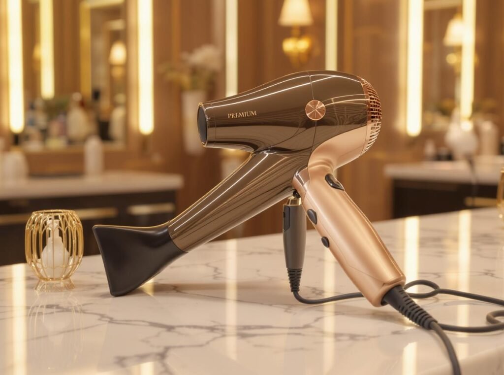 Premium high-wattage hair dryer showing professional quality and investment value
