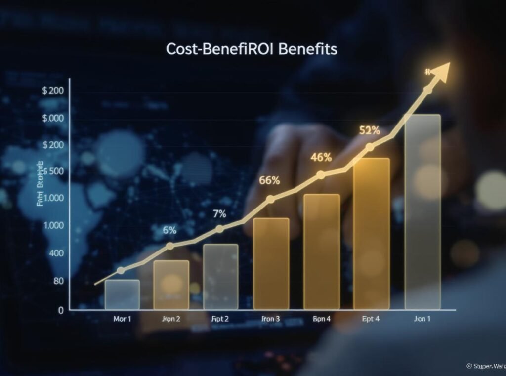 Business ROI chart showing investment value of proximity sensor hair dryers for wholesale buyers