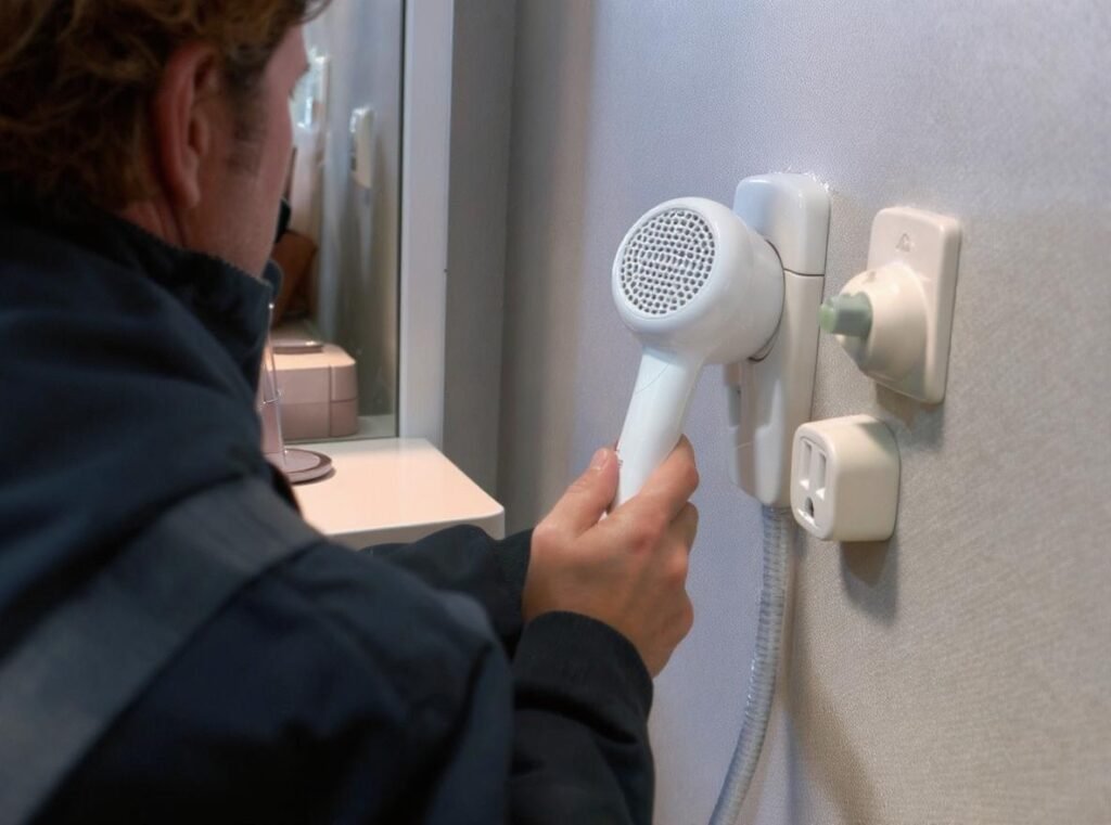 Hair dryer travel problems including voltage compatibility and transport damage
