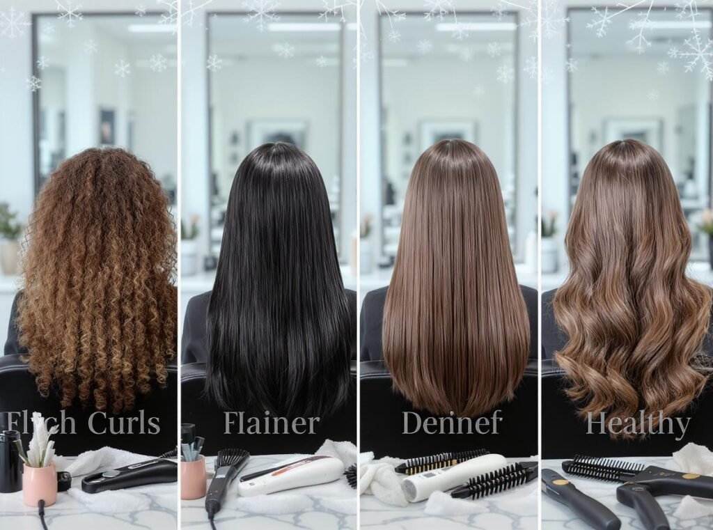 Different hair types requiring specific winter hair dryer features and care
