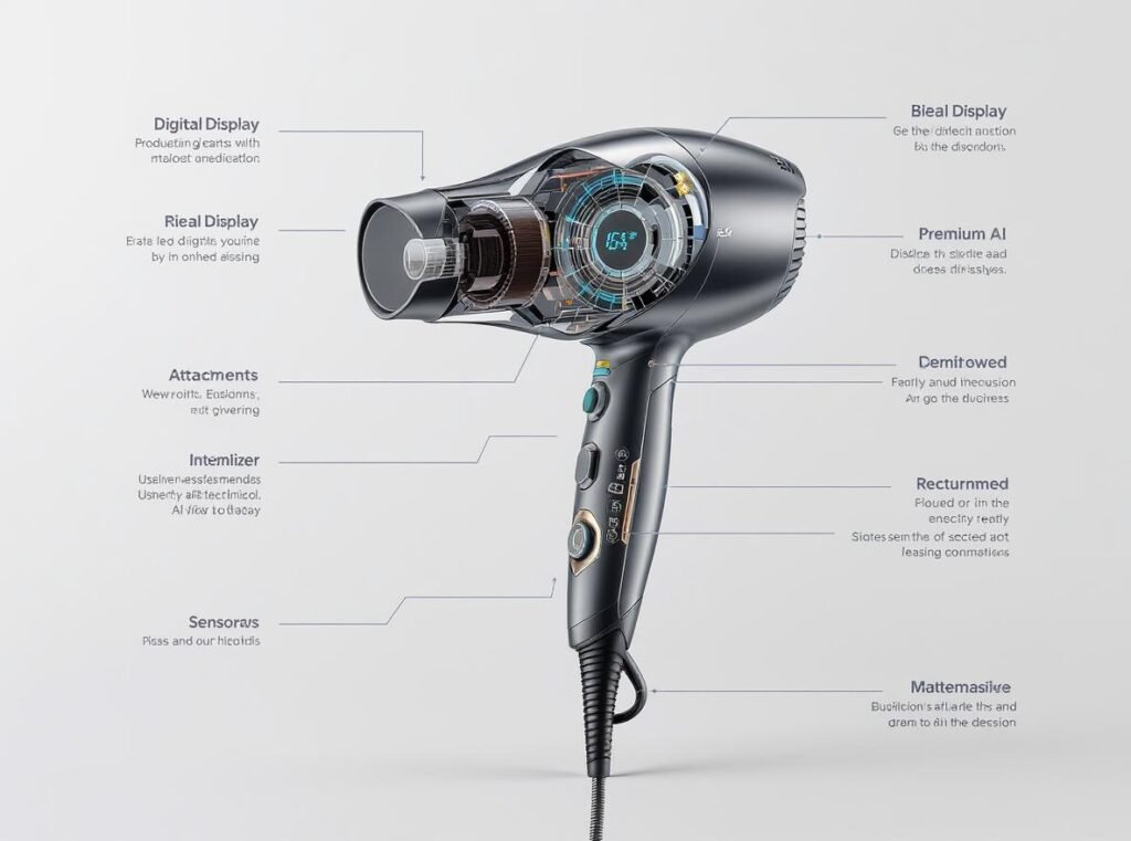 Key features to look for in AI-powered smart hair dryers