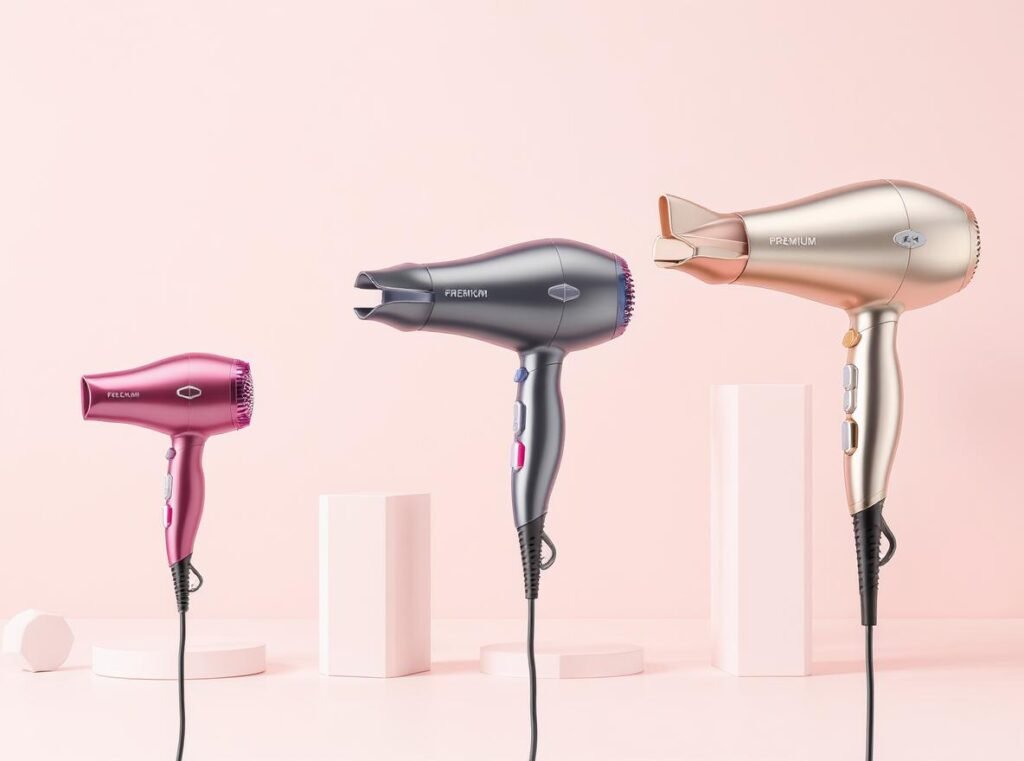 Hair dryer price comparison showing budget to premium temperature control models