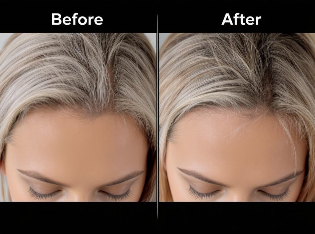 Common heat protectant mistakes showing improper application versus correct technique