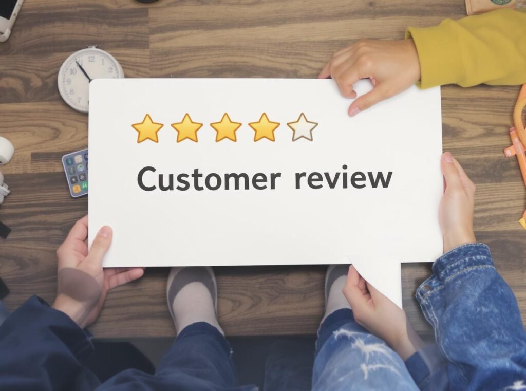 Mixed customer reviews and ratings for RevAir hair dryer showing varied user experiences