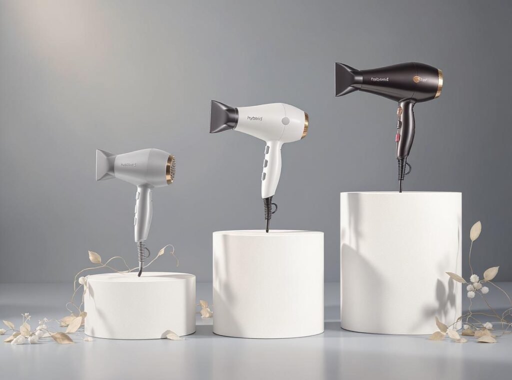 Hair dryer price positioning from budget ceramic to premium hybrid models