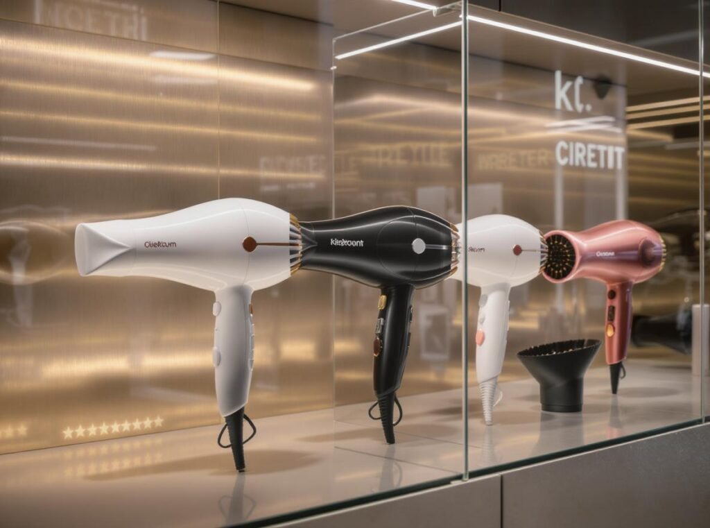 Best temperature control hair dryer models including T3 Aire IQ and Dyson Supersonic