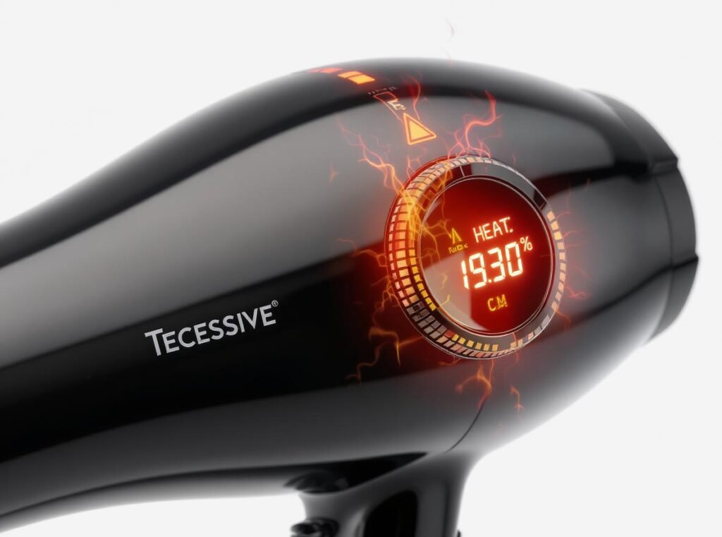 Hair dryer temperature control mistakes and proper heat settings for different hair types