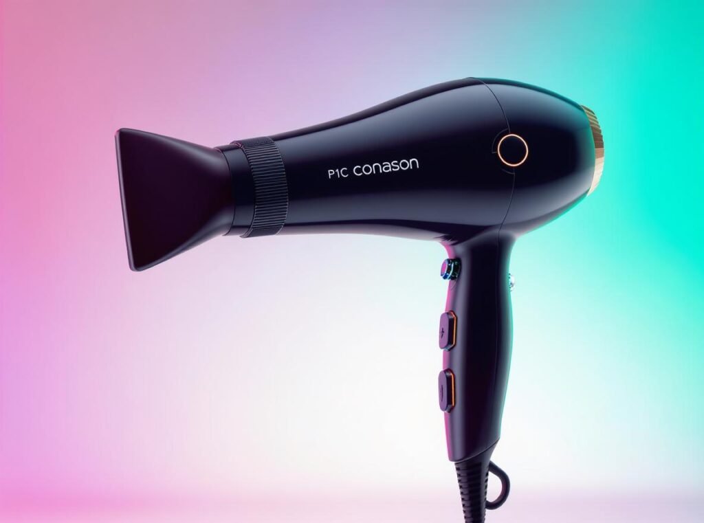 Conason P1C high-speed hair dryer with BLDC motor technology and digital display