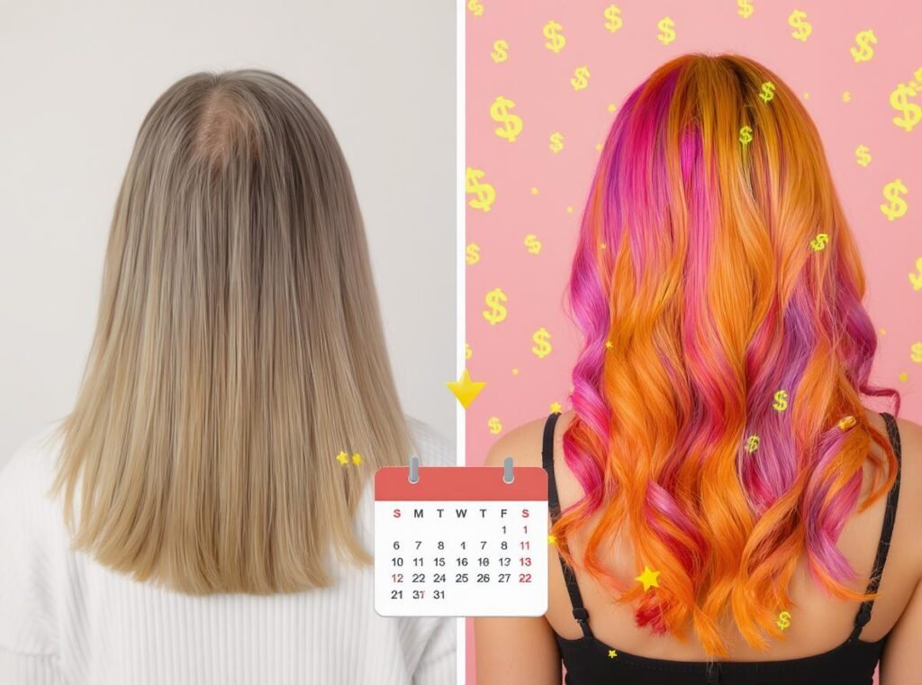 Long-term benefits of color-protecting hair dryers showing hair health improvement