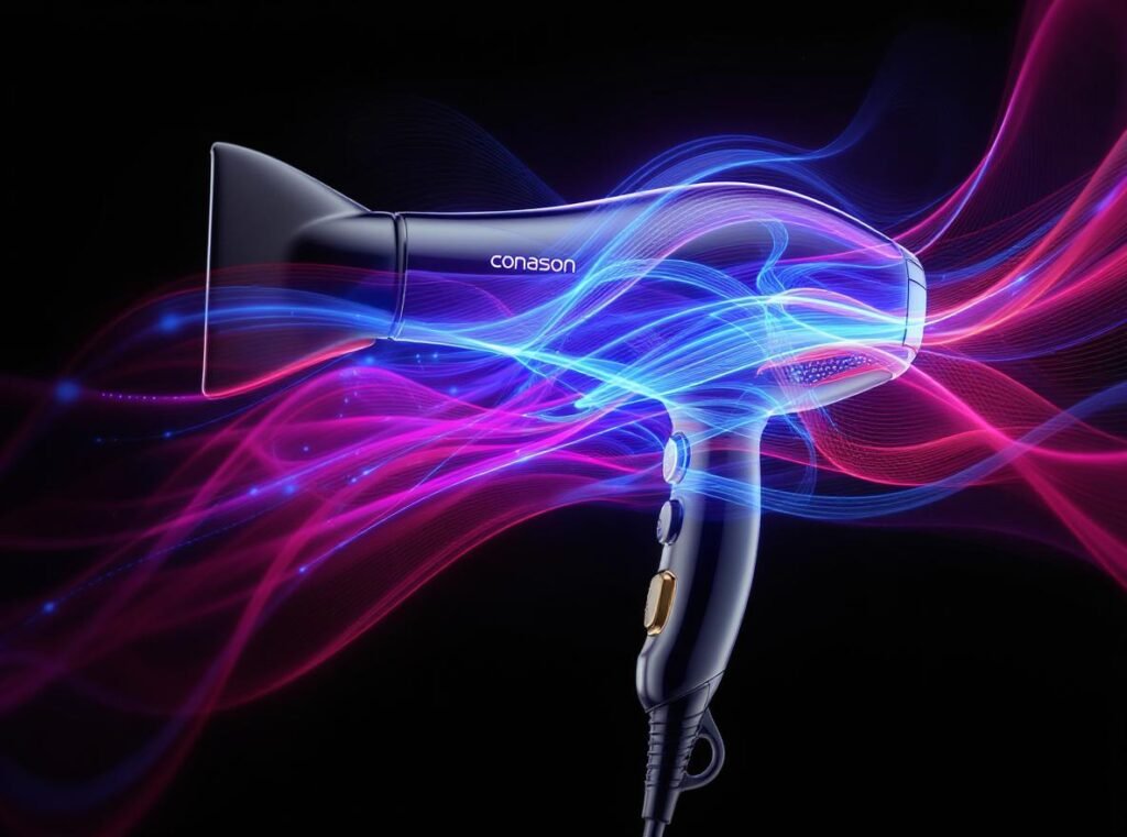 Conason P1C high-speed hair dryer with professional features and competitive pricing