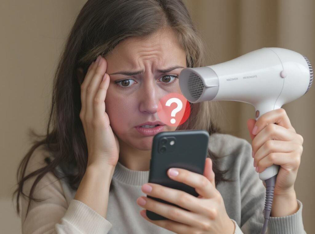 Smart hair dryer technical difficulties and potential drawbacks