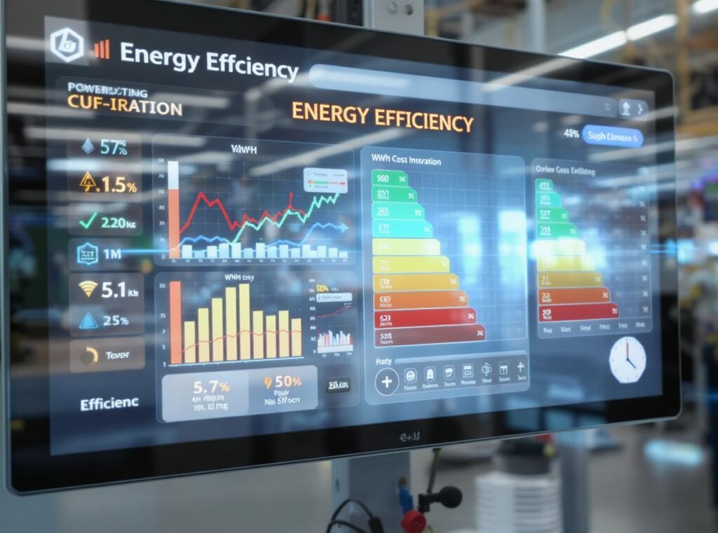 Energy efficiency comparison showing lower total consumption despite higher wattage in professional pet dryers