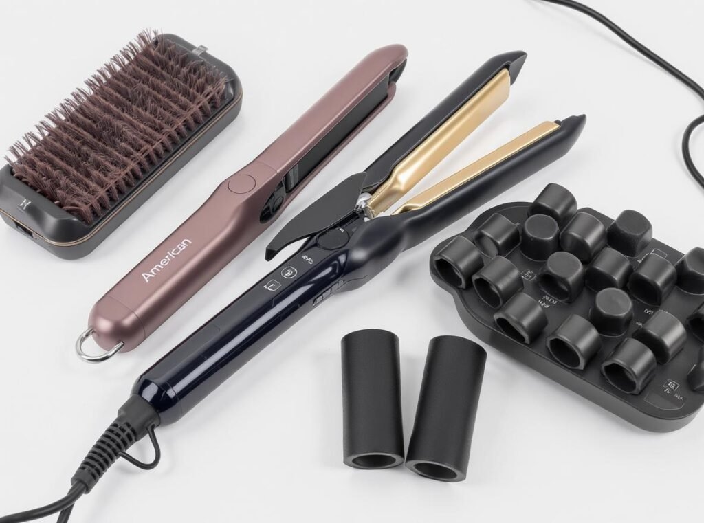 American hair styling tools voltage compatibility for UK travel