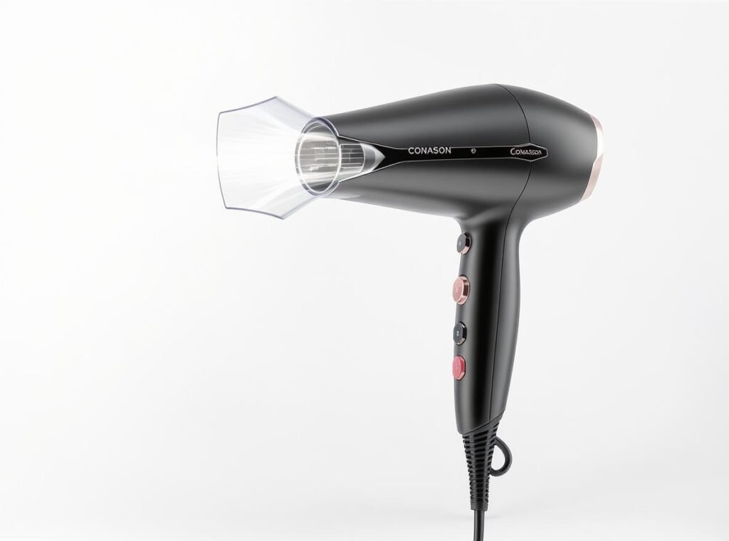 Conason P1C professional ionic hair dryer with digital display for wholesale anti-static solutions
