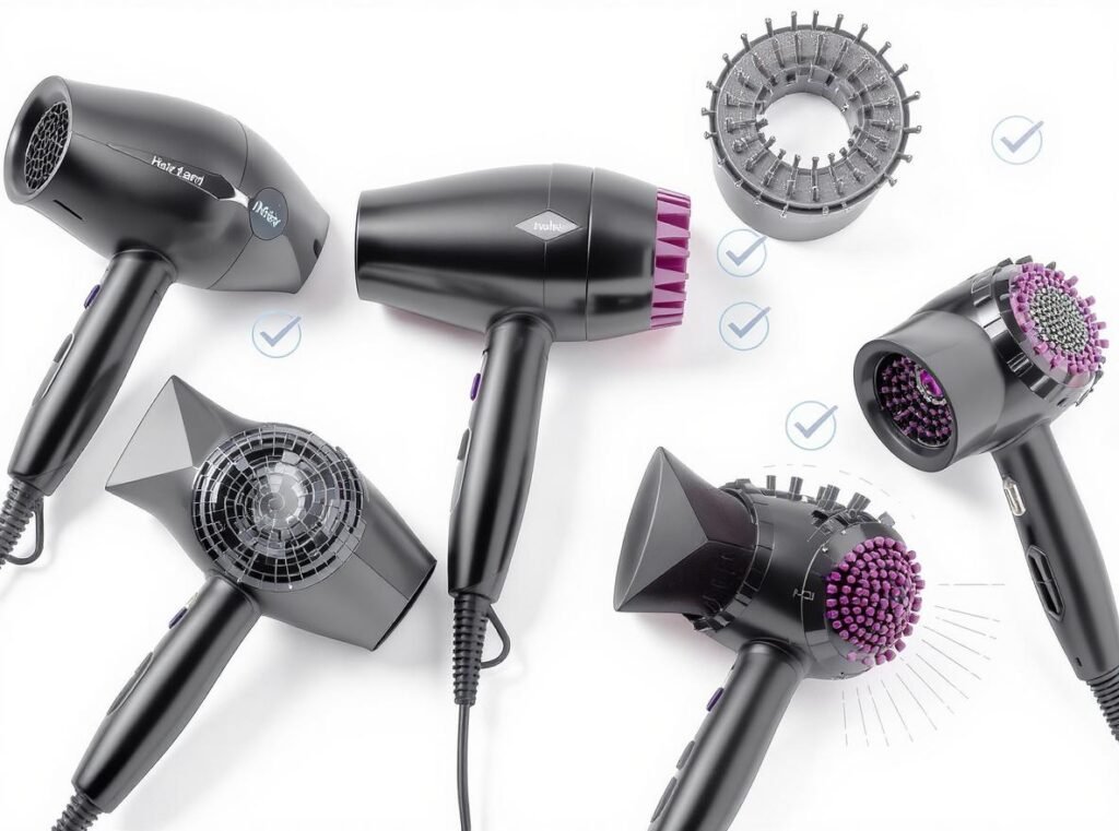 Summary of scalp massage hair dryer benefits and features