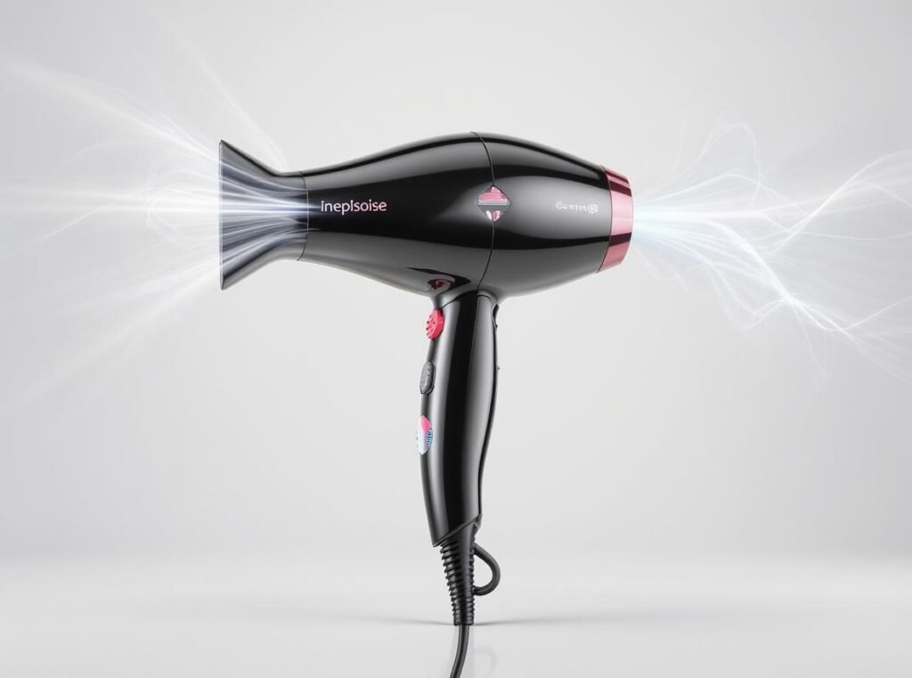 Conason P1C professional hair dryer with modern design and digital display
