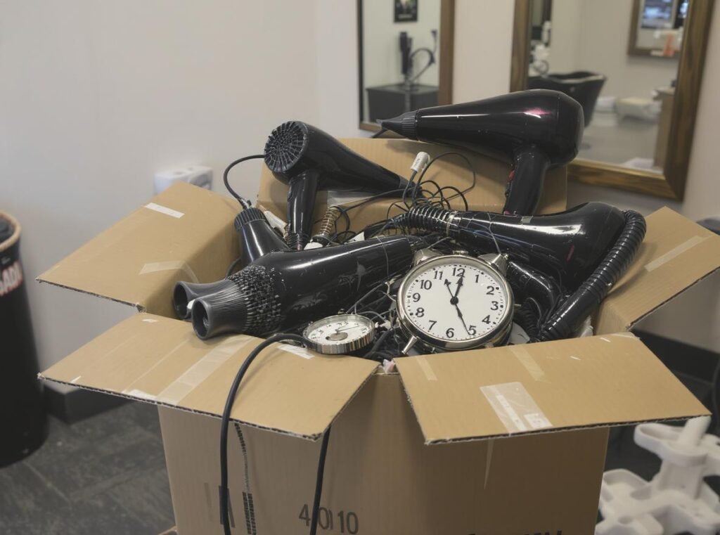 Hidden costs of hair dryer repairs including shipping and downtime