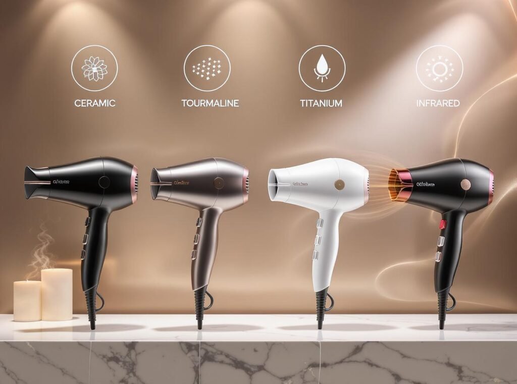 Best hair dryer alternatives to ozone technology including ceramic tourmaline titanium infrared