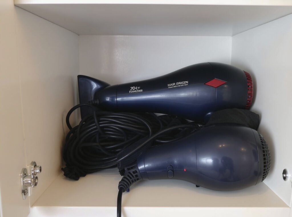 Proper hair dryer storage methods motor longevity protection