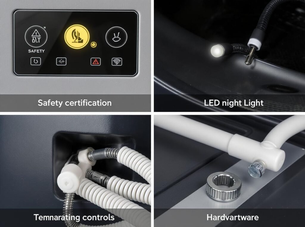 Essential features modern wall-mounted hair dryers safety controls